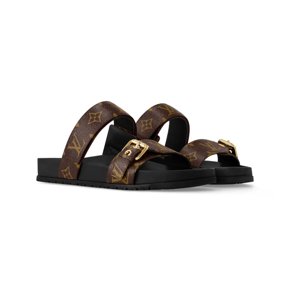 Sandalias Mule plano Bom Dia Comfort